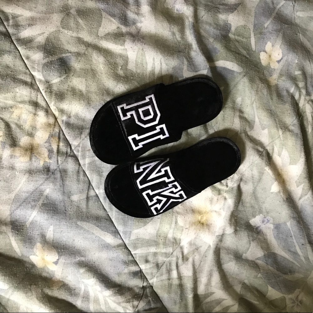 Pink slippers. Size 7-8 or Medium